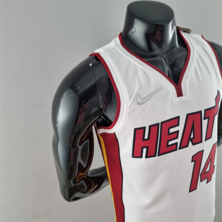 Camisa Regata NBA Miami Heat – Branca – #14 Herro – 75 Anos - Imagem 5