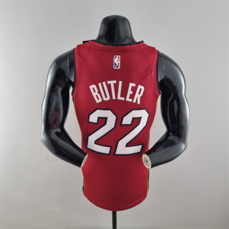 Camisa Regata NBA Miami Heat – Vermelha – #22 Butler – 75 Anos - Imagem 9