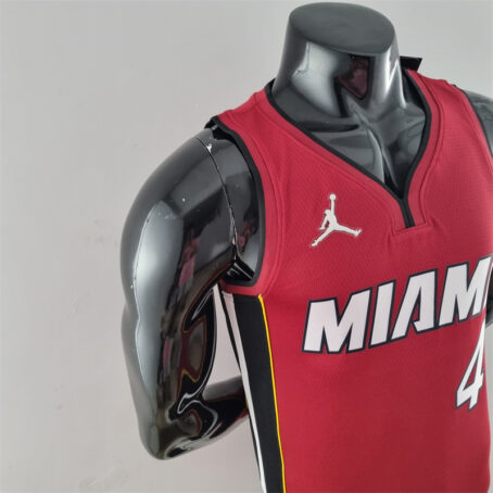 Camisa Regata NBA Miami Heat – Vermelha – #4 Oladipo – 75 Anos - Imagem 5