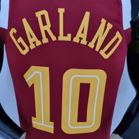 Camisa Regata NBA Cleveland Cavaliers – Vermelha – #10 Garland - 2022 - Imagem 7