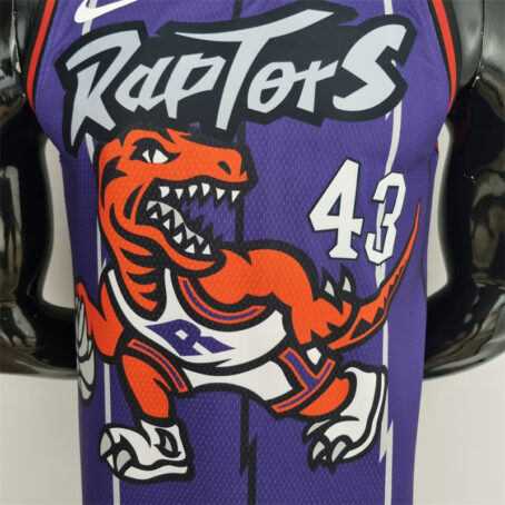 Camisa Regata NBA Toronto Raptors – Roxa – #43 Siakam - Imagem 2