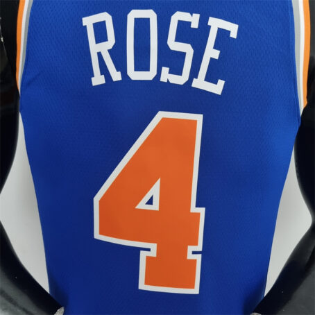 Camisa Regata NBA New York Knicks – Azul – #4 Rose – 75 Anos - Imagem 7