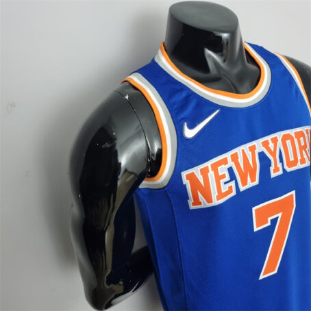 Camisa Regata NBA New York Knicks – Azul – #7 Anthony – 75 Anos - Imagem 5