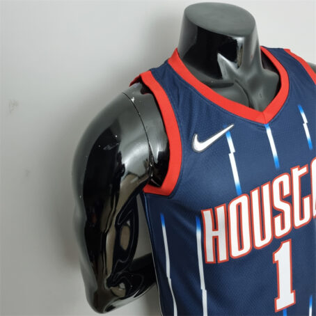 Camisa Regata NBA Houston Rockets – Azul – #1 McGrady – 2022 - Imagem 5