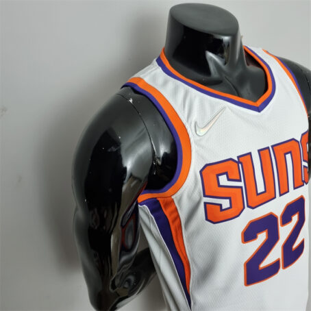 Camisa Regata NBA Phoenix Suns – Branca – #22 Ayton – 75 Anos - Imagem 5
