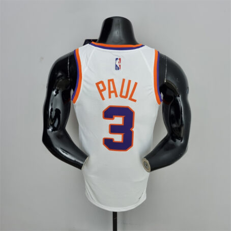 Camisa Regata NBA Phoenix Suns – Branca – #3 Paul – 75 Anos - Imagem 9