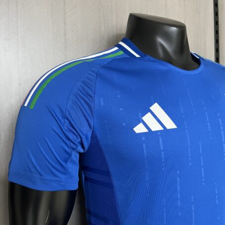 Camisa Itália – Modelo Jogador – Azul – 24/25 - Imagem 3