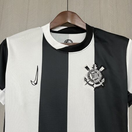 Camisa Corinthians III - Feminina - Preta/Branca - 24/25 - Imagem 2
