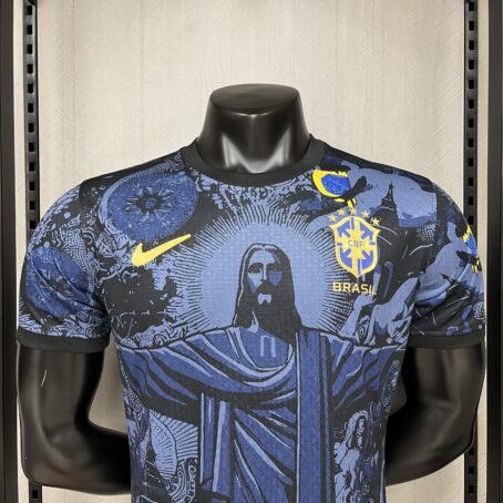 Camisa Brasil Edição Especial - Modelo Jogador - Azul – 24/25 - Imagem 2