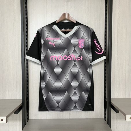 Camisa Braga - Preta/Cinza - 24/25