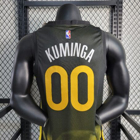 Camisa Regata NBA Golden State Warriors - Preta - #00 Kuminga - 23/24 - Imagem 7