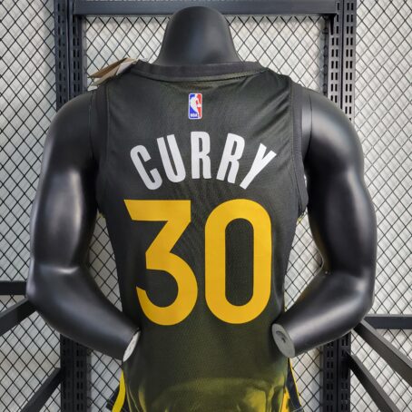 Camisa Regata NBA Golden State Warriors - Preta - #30 Curry - 23/24 - Imagem 7
