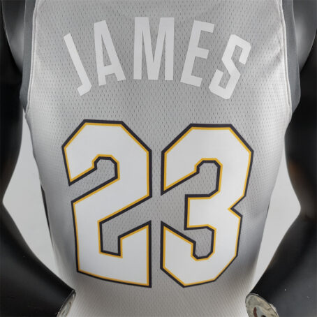 Camisa Regata NBA Cleveland Cavaliers – Cinza – #23 James - 2018 - Imagem 8