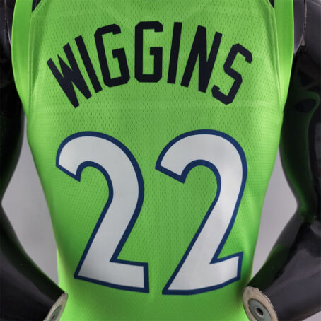 Camisa Regata NBA Minnesota Timberwolves – Verde – #22 Wiggins - Imagem 7