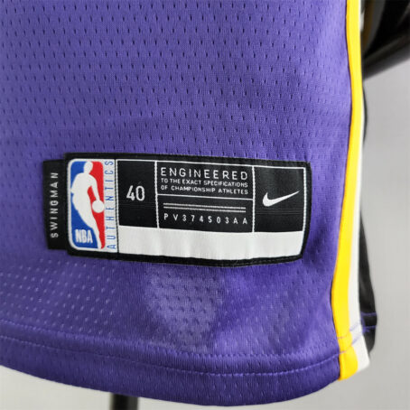 Camisa Regata NBA Los Angeles Lakers – Roxa – #95 Toscano - Imagem 6