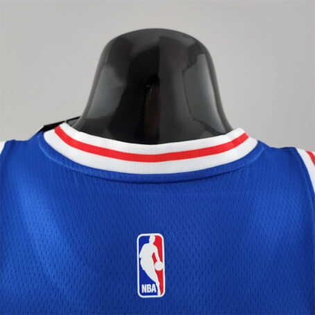 Camisa Regata NBA Philadelphia 76ers – Azul – #3 Iverson – Retro - Imagem 9