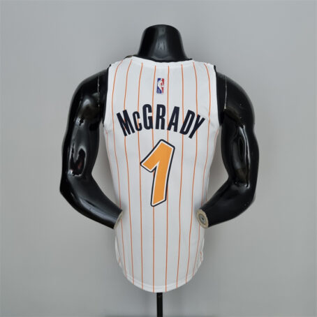 Camisa Regata NBA Orlando Magic – Branca – #1 McGrady – 75 Anos - Imagem 8