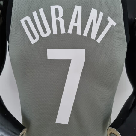 Camisa Regata NBA Brooklyn Nets City – Cinza – #7 Durant - 75 Anos - Imagem 8