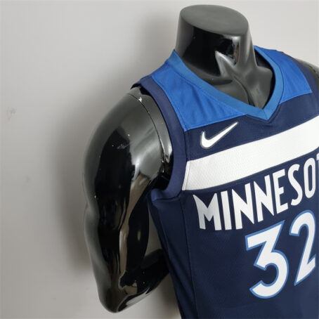 Camisa Regata NBA Minnesota Timberwolves – Azul – #32 Towns – 75 Anos - Imagem 5