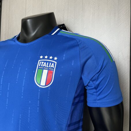 Camisa Itália – Modelo Jogador – Azul – 24/25 - Imagem 2