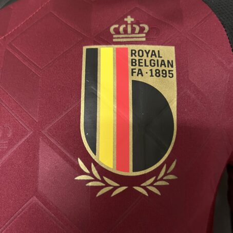 Camisa Bélgica – Modelo Jogador – Grená – 24/25 - Imagem 3
