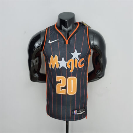 Camisa Regata NBA Orlando Magic City – Preta – #20 Fultz – 2022