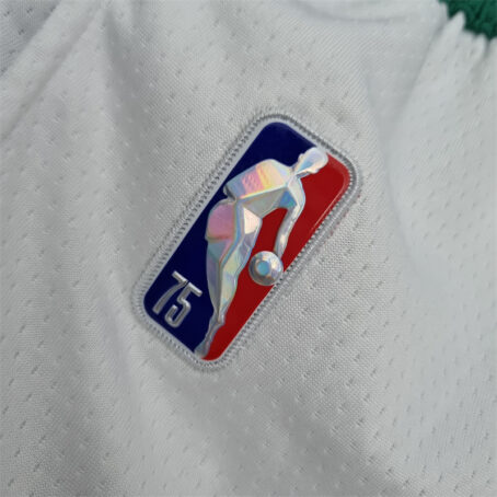 Short NBA Boston Celtics – Branco – 75 anos - Imagem 6