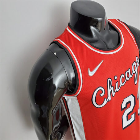 Camisa Regata NBA Chicago Bulls – Vermelha – #23 Jordan – 75 Anos - Imagem 5