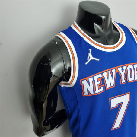Camisa Regata NBA New York Knicks – Azul – #7 Anthony – 75 Anos - Imagem 5