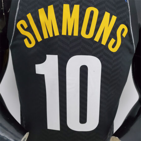 Camisa Regata NBA Brooklyn Nets – Preta – #10 Simmons - Imagem 8