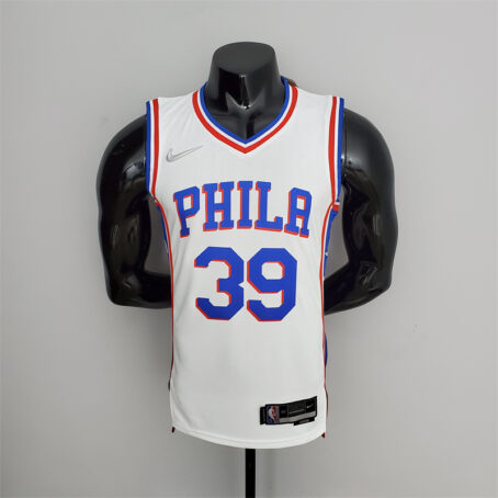 Camisa Regata NBA Philadelphia 76ers – Branca – #39 Howard – 75 Anos