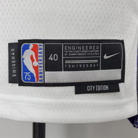 Camisa Regata NBA Kings – Branca – #55 Williams – 75 Anos - Imagem 6