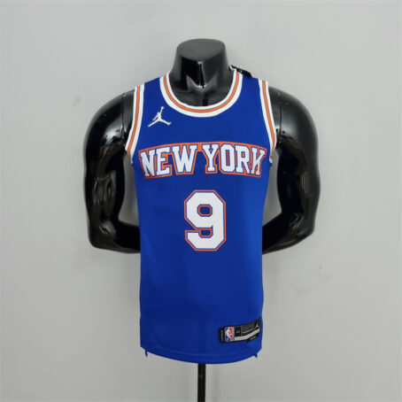 Camisa Regata NBA New York Knicks – Azul – #9 Barrett – 75 Anos