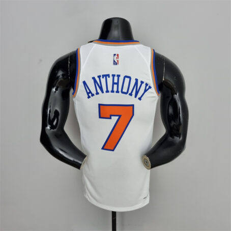 Camisa Regata NBA New York Knicks – Branca – #7 Anthony – 75 Anos - Imagem 8