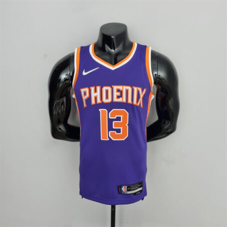 Camisa Regata NBA Phoenix Suns – Roxa – #13 Nash – 75 Anos