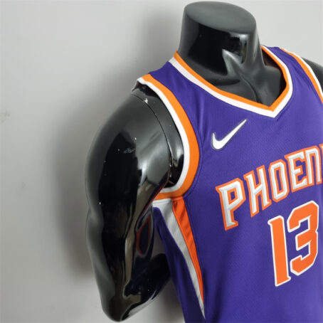 Camisa Regata NBA Phoenix Suns – Roxa – #13 Nash – 75 Anos - Imagem 5