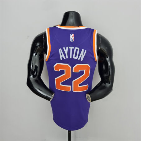 Camisa Regata NBA Phoenix Suns – Roxa – #22 Ayton – 75 Anos - Imagem 9