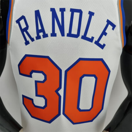 Camisa Regata NBA New York Knicks – Branca – #30 Randle – 75 Anos - Imagem 7