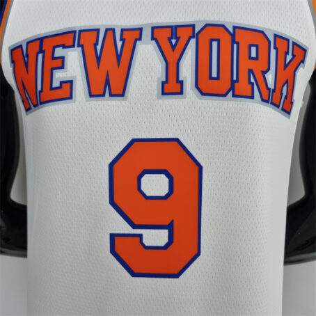 Camisa Regata NBA New York Knicks – Branca – #9 Barrett – 75 Anos - Imagem 2