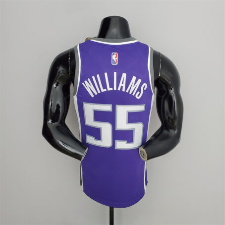 Camisa Regata NBA Kings – Roxa – #55 Williams – 75 Anos - Imagem 9