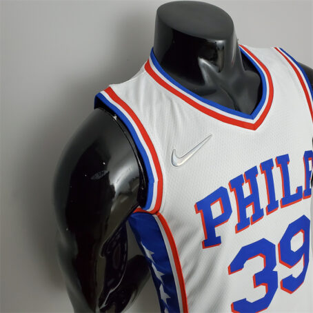 Camisa Regata NBA Philadelphia 76ers – Branca – #39 Howard – 75 Anos - Imagem 5