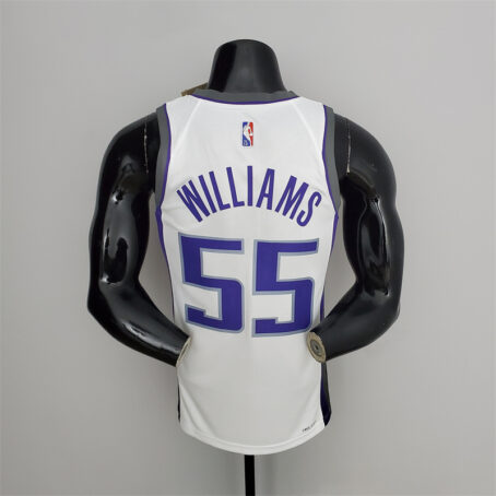 Camisa Regata NBA Kings – Branca – #55 Williams – 75 Anos - Imagem 9