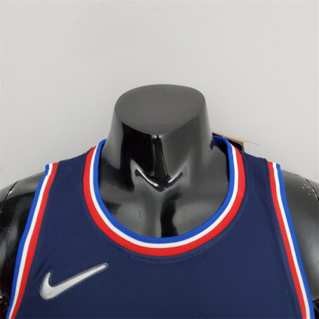 Camisa Regata NBA Philadelphia 76ers – Azul – #0 Maxey – 2022 - Imagem 3