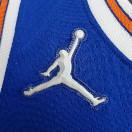 Camisa Regata NBA New York Knicks – Azul – #9 Barrett – 75 Anos - Imagem 4