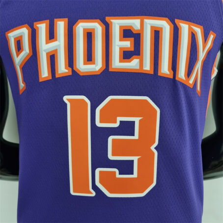 Camisa Regata NBA Phoenix Suns – Roxa – #13 Nash – 75 Anos - Imagem 2