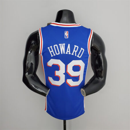Camisa Regata NBA Philadelphia 76ers – Azul – #39 Howard – 75 Anos - Imagem 9