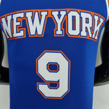Camisa Regata NBA New York Knicks – Azul – #9 Barrett – 75 Anos - Imagem 2