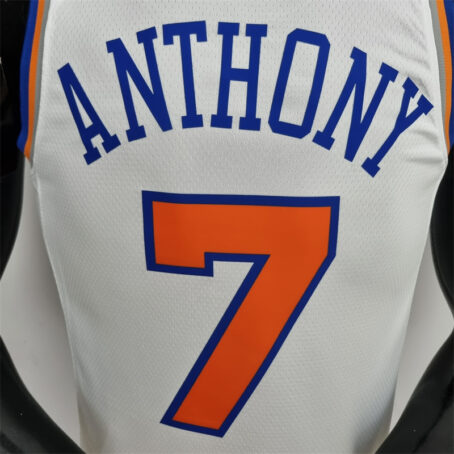 Camisa Regata NBA New York Knicks – Branca – #7 Anthony – 75 Anos - Imagem 7