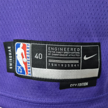 Camisa Regata NBA Phoenix Suns – Roxa – #22 Ayton – 75 Anos - Imagem 6