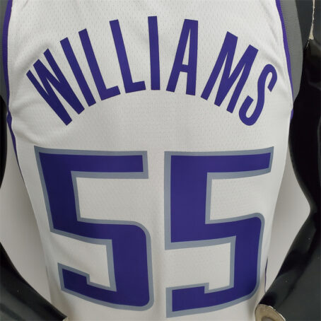 Camisa Regata NBA Kings – Branca – #55 Williams – 75 Anos - Imagem 8